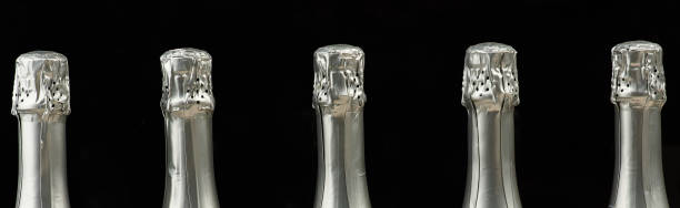 istock Group of different champagne bottles 1155509743