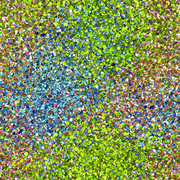 istock Multicolor glitter seamless texture, christmas background,  3d illustration 1155509891