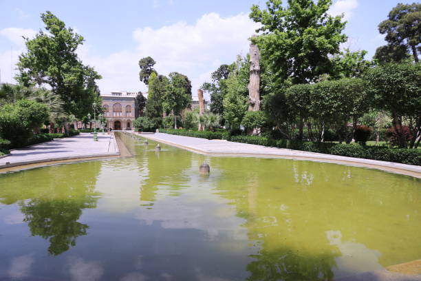 istock Golestan Palace Courtyard with Fountain 1155509986