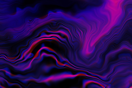 Marble Purple Blue Black Red Neon Wave Pattern Abstract Background Colorful Gradient Marbled Texture Prism Glitch Effect Wavy Backdrop Distorted Macro Photography