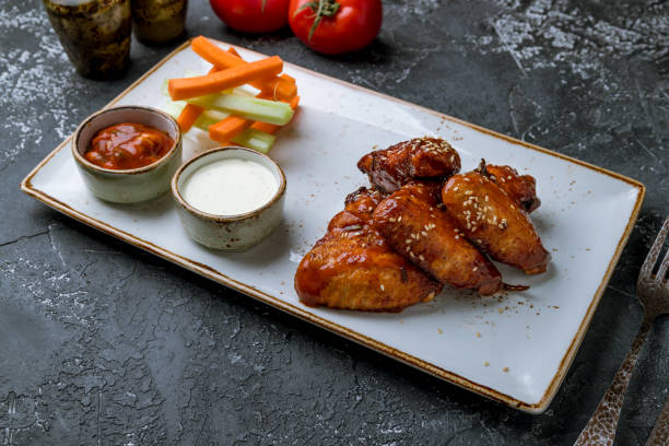 istock Buffalo chicken wings 1155524865