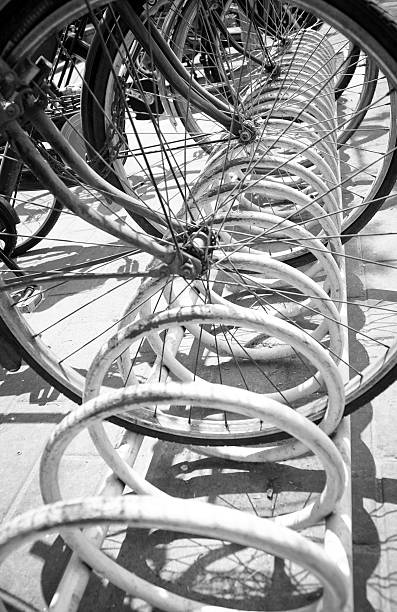 Bicycles stock photo