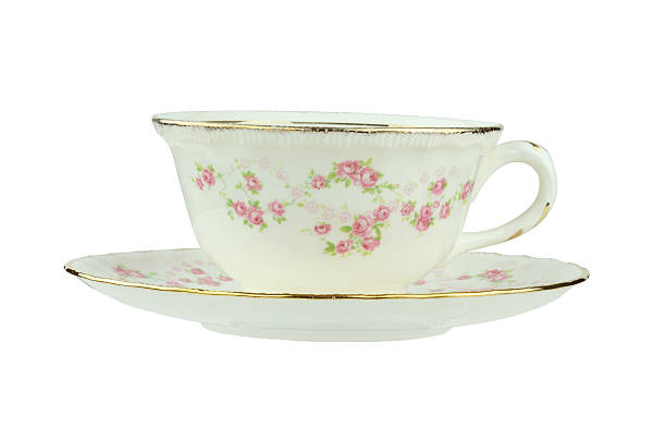 istock Antique Tea Cup and Saucer 115552906