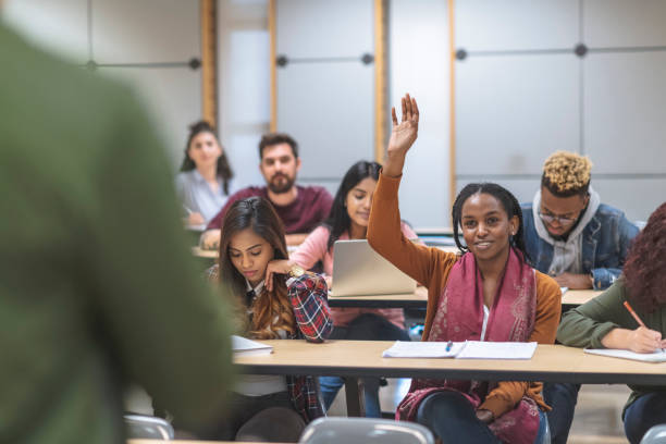 istock A multi-ethnic group of students listening to presentations 1155533552