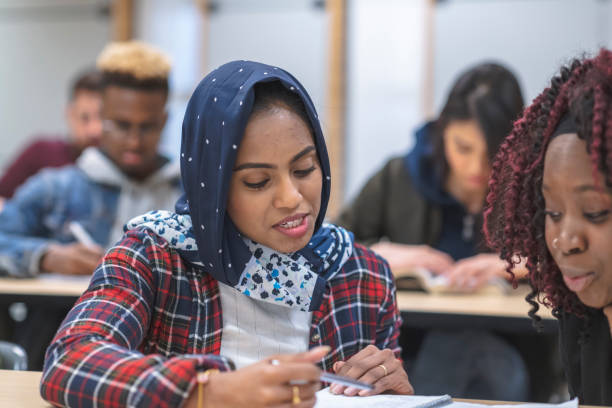 istock A multi-ethnic group of students listen in lecture 1155533565