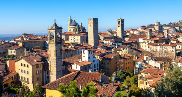 istock Bergamo historical Old Town, Lombardy, Italy 1155534341