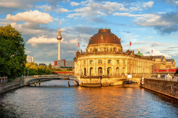istock Berlin, Germany, Museum island, Spree river and Alexanderplatz 1155534389