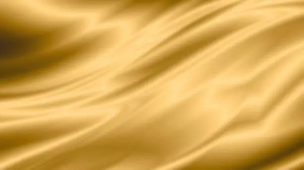 Photo of Gold luxury fabric background with copy space