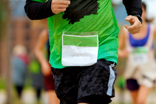 istock Close-up of a man running a marathon 1155535938