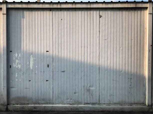 istock Old corrugated steel wall 1155537045
