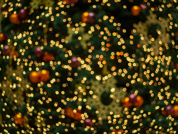 istock Colorful happy new year light decoration background 1155539129