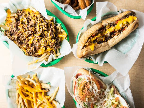 istock Assorted Fast Food Hero Shot 1155548961