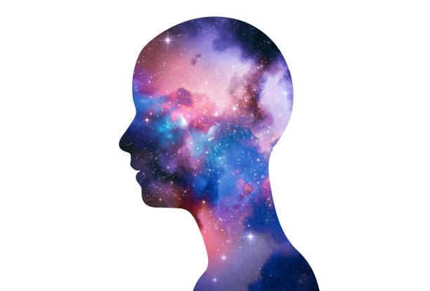 istock silhouette of virtual human with aura chakras on space nebula 3d illustration 1155556414
