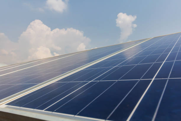 istock Solar panel, alternative electricity source, concept of sustainable resources, And this is a new system that can generate electricity more than the original, This's the sun tracking systems 1155556509