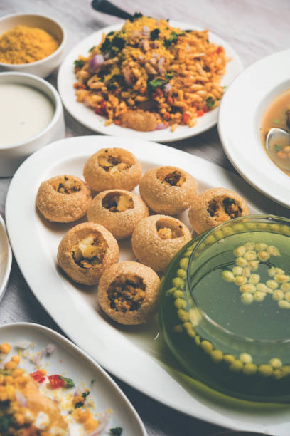 istock Bombay Chat food in group 1155559473