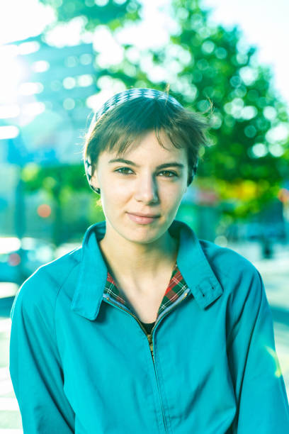 istock Friendly young casual woman's portrait 1155563847