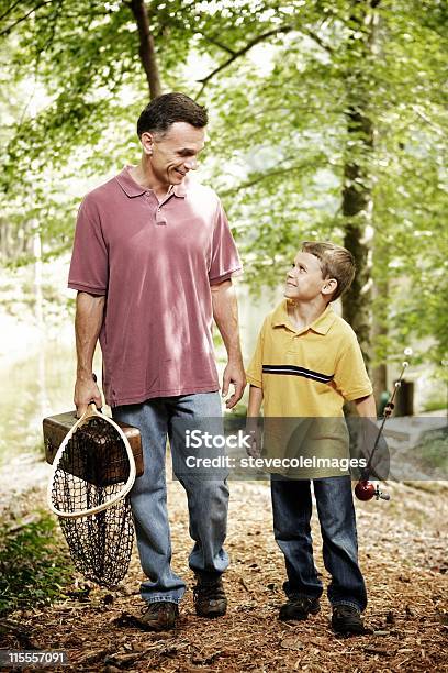 Father And Son Stock Photo - Download Image Now - Activity, Adult, Bonding