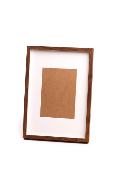 istock wooden frame  with white recover isolated on white - Image 1155578109
