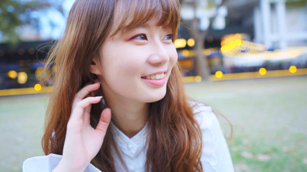 istock Young Woman Smile Take Selfie 1155580098