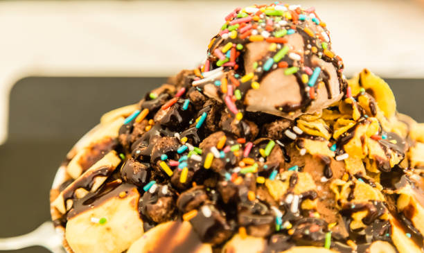 istock delicious colorful ice cream chocolate set closeup view 1155583345