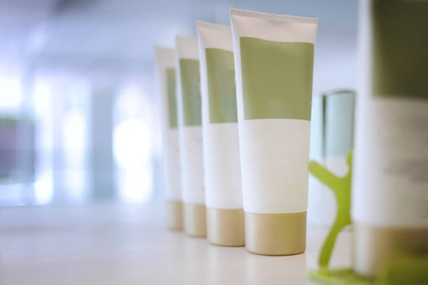 istock cosmetic tube on the shelf 1155584463