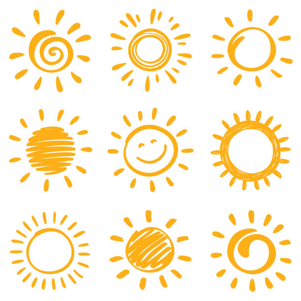 ilustrações de stock, clip art, desenhos animados e ícones de sun - luz do sol