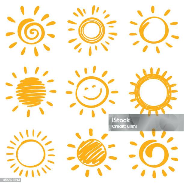 Sun Stock Illustration - Download Image Now - Sun, Sunlight, Icon