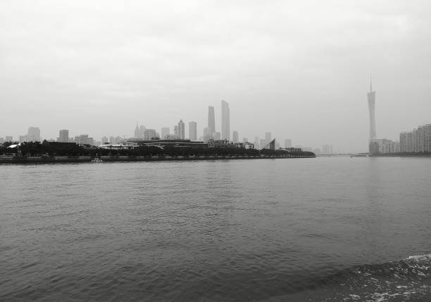 istock Pearl river and financial district skyline, Guangzhou, China 1155592811