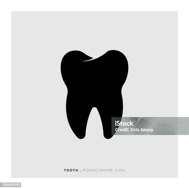 Tand Icoon Stockvectorkunst en meer beelden van Tanden - Tanden, Pictogram, Tandheelkundige gezondheid