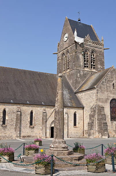 istock St-Mere-Eglise, in the Normandy, France 115560100