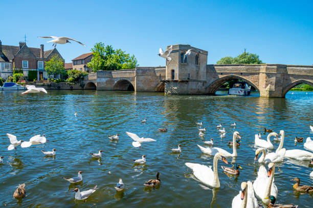 istock River Great Ouse at St Ives Cambridgeshire 1155602075