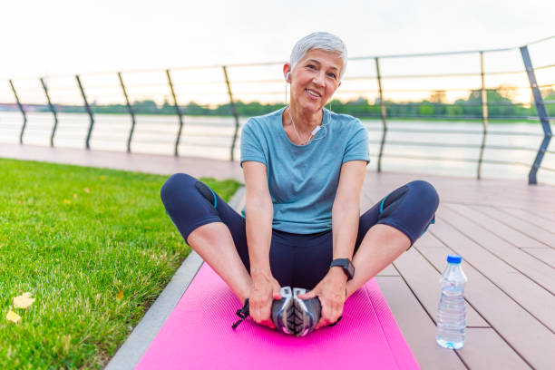 istock Mined and body relaxation in park. 1155603177