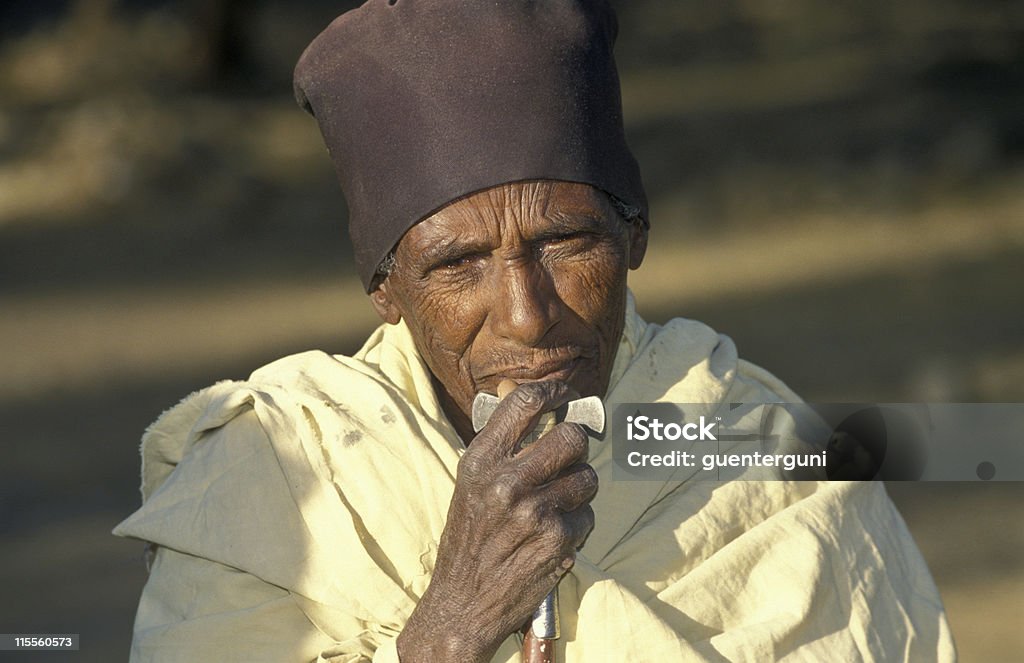 사제 in Lalibela, 에디오피아 - 로열티 프리 UNESCO-조직된 단체 스톡 사진