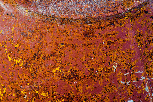 close up steel rusty old metal sheet. Abstract textured background