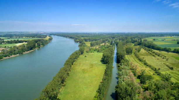 istock German landscape - Rhine river 1155608333