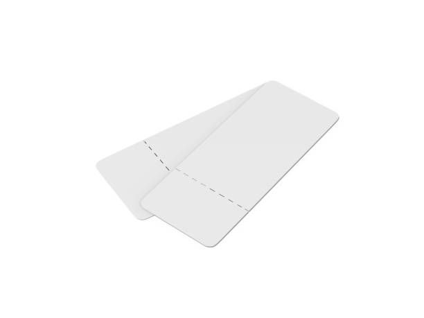 istock Air plane tickets, flying aeroplane boarding pass mock up template on isolated white background, 3d illustration 1155610997