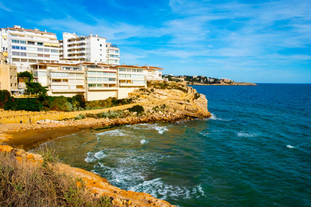 istock Platja dels Llenguadets cove in Salou, Spain 1155612166