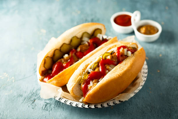 istock Homemade hot dogs 1155613412