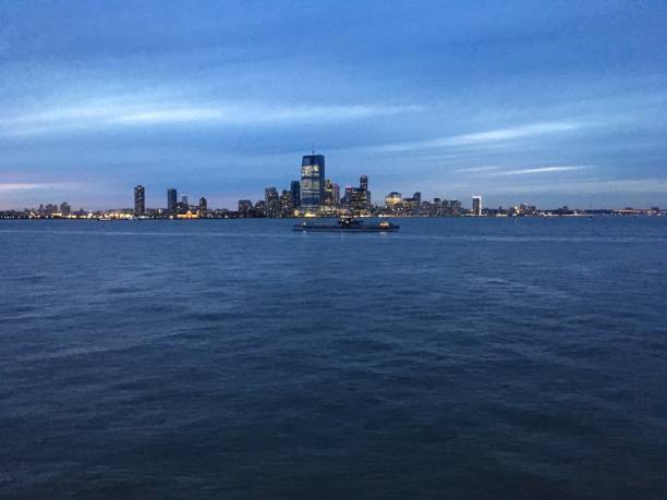 istock Upper New York Bay during Sunset in June in New York, NY. 1155615744