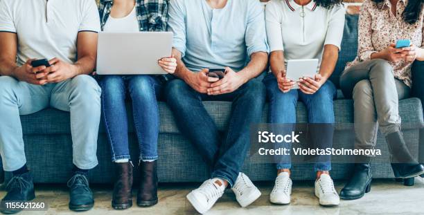 Working That Social Networking Stock Photo - Download Image Now - The Media, Digital Display, Technology