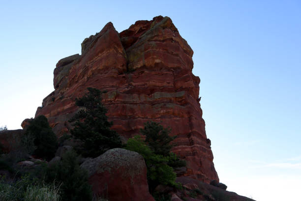 A Morning at Red Rocks in Colorado stock photo