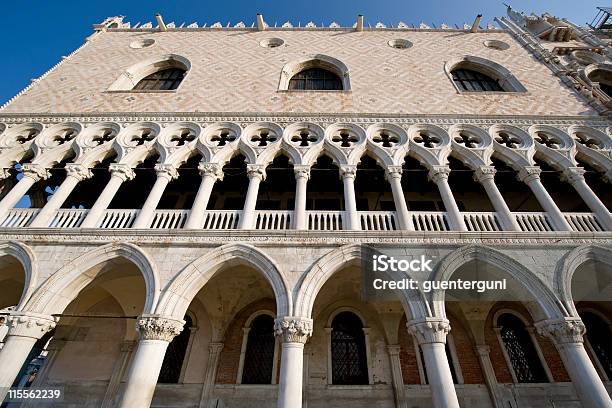 Doges Palace W Wenecja Włochy - zdjęcia stockowe i więcej obrazów Architektura - Architektura, Arkada, Bez ludzi