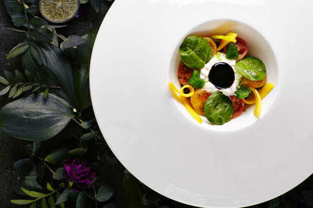 istock Stracciatella Di Bufala with Pickled in Olive Oil Tomatoes 1155622664