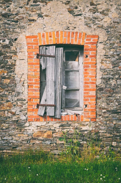 istock Rustic French Farmhouse Window 1155624374