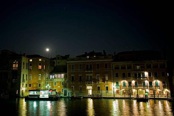 istock romantic full-moon night at Grand Canal in Venice 115562659