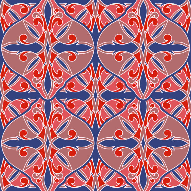 istock Seamless pattern mosaic oriental. Traditional antique ornament morocco and arabian. Geometry oriental ethnic tile. 1155628050
