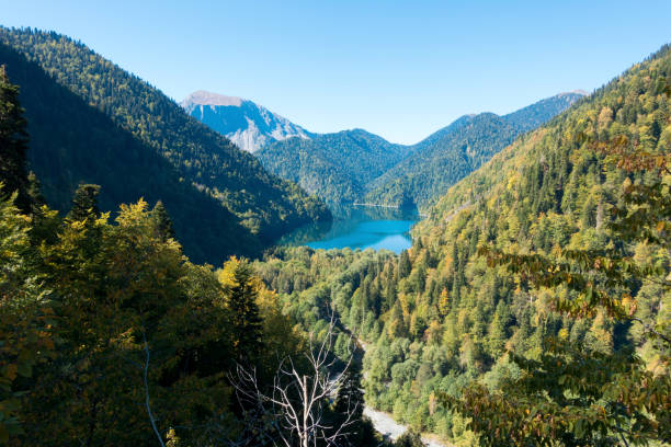 istock Moutain Ritsa lake, Abkhazia 1155631282