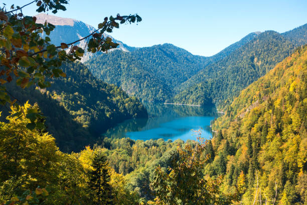 istock Moutain Ritsa lake, Abkhazia 1155631286