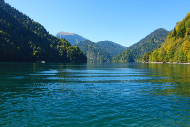 istock Moutain Ritsa lake, Abkhazia 1155631379