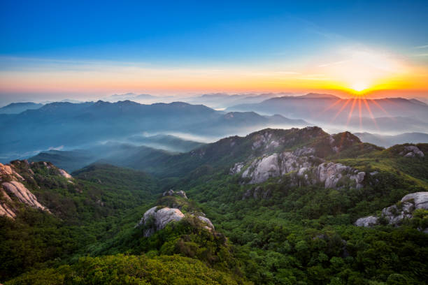 istock Moonjangdae of Soklee mountain 1155634679